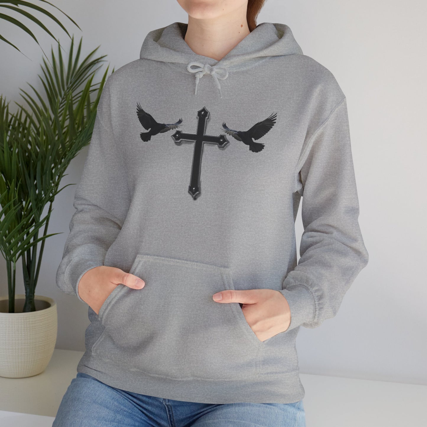 Guided by Grace – Cross & Crows Women’s Hoodie