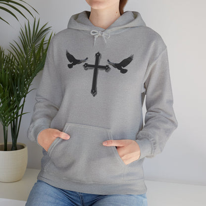 Guided by Grace – Cross & Crows Women’s Hoodie