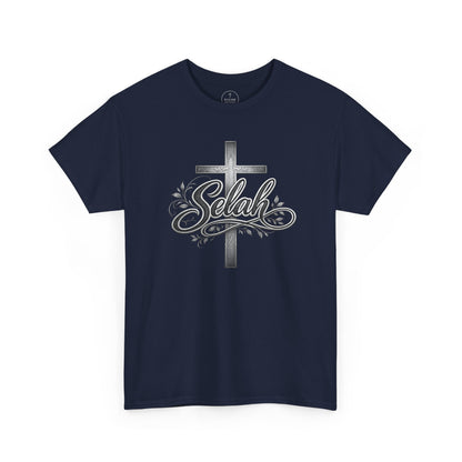 Selah Cross Tee — Men's Christian T‑Shirt