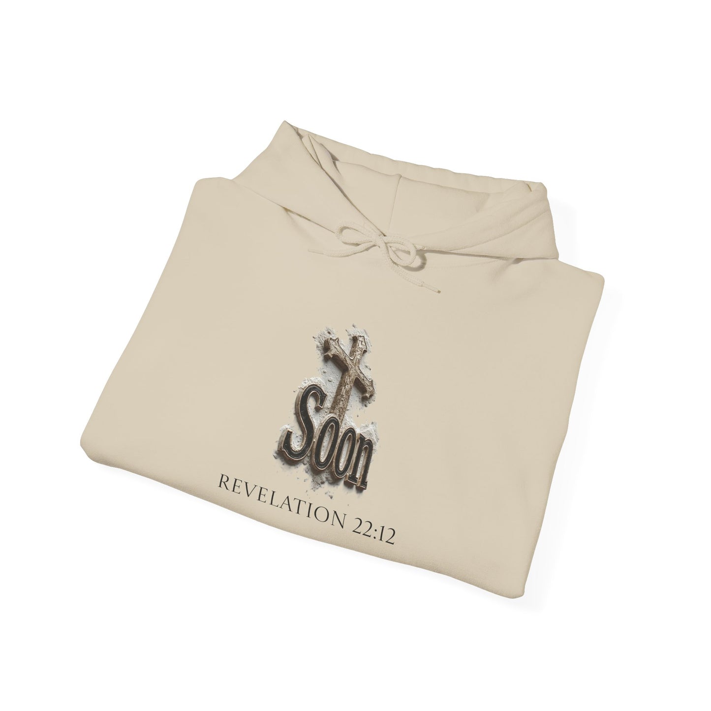 Soon: Revelation – Men’s Christian Hoodie (Dark Lettering)