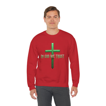 In God We Trust (Matrix) - Men's Christian Sweater