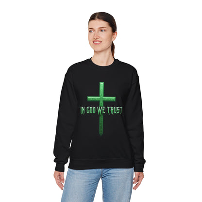 In God We Trust (Matrix)– Women’s Christian Sweatshirt