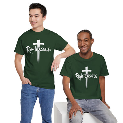 Righteousness - Christian Men's T-Shirt (Dark Colors)