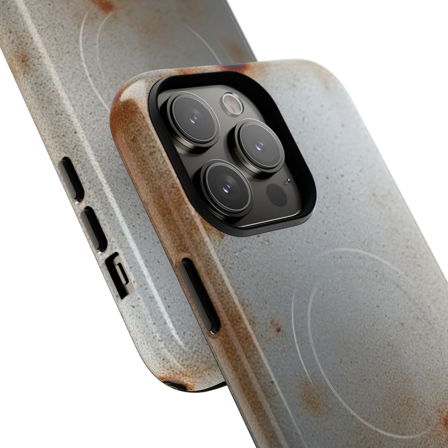 Enduring Faith – Old Metal Finish iPhone Magnetic Tough Case