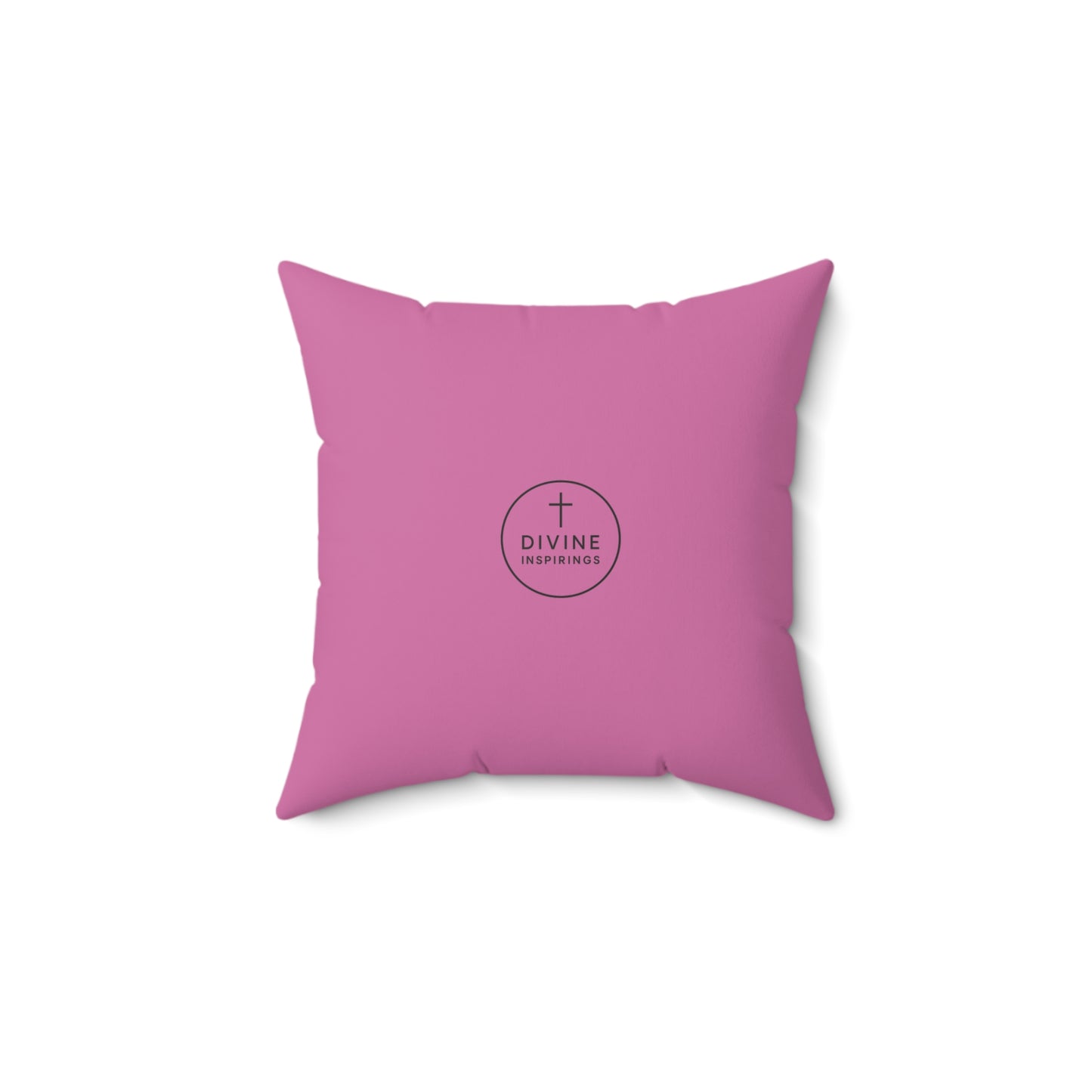 King of Kings in Pink – ‘Jesus is Lord’ Throw Pillow