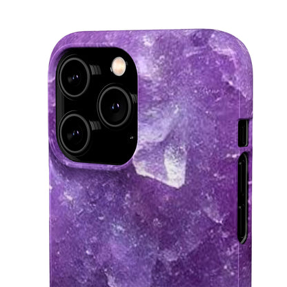 Amethyst Crystal Finish iPhone Snap Case