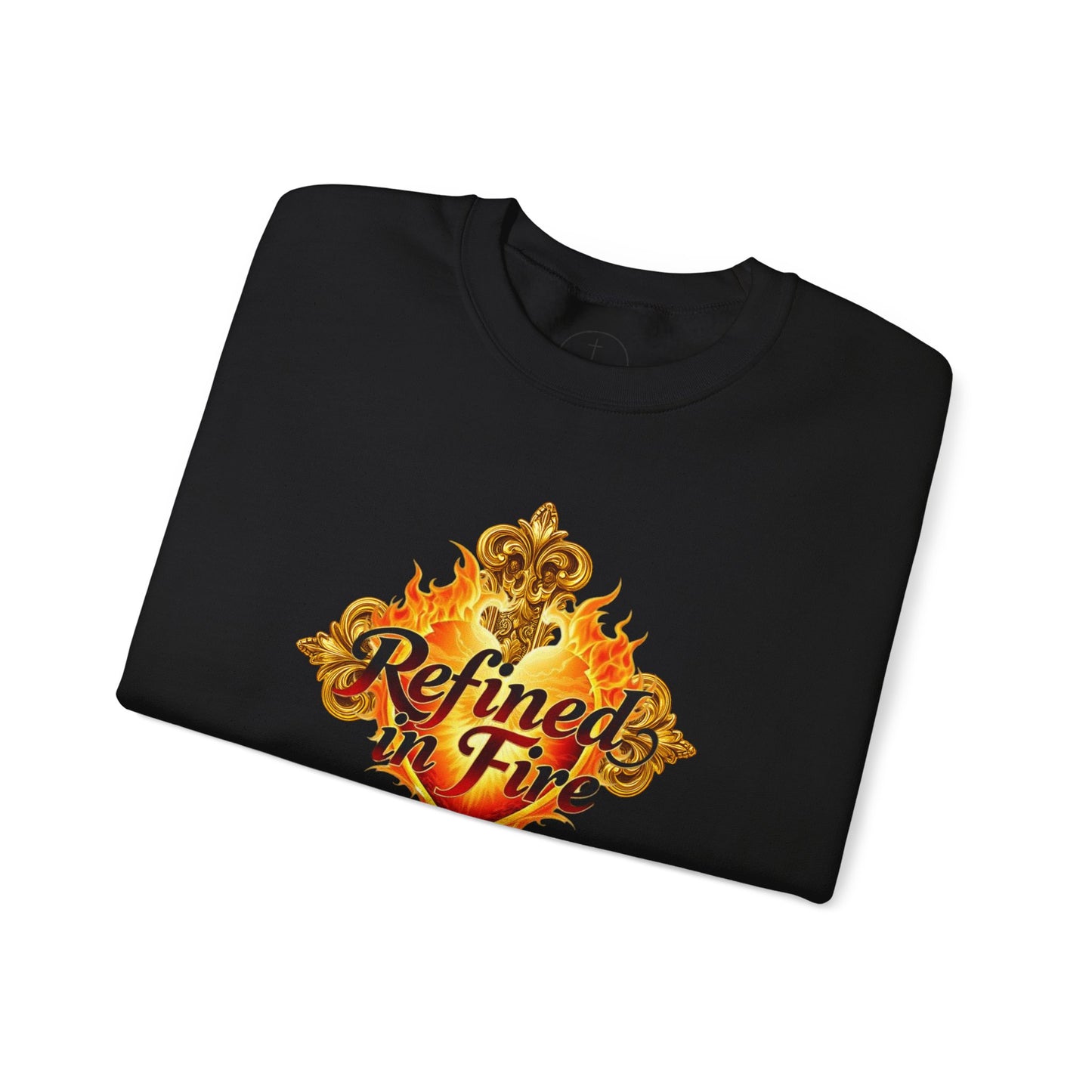 Refined in Fire - Men's Ornate Christian Sweatshirt