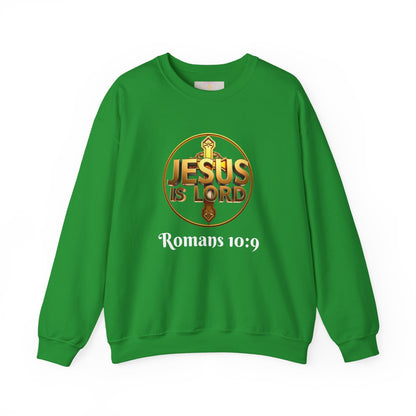Bold Faith Women’s Sweatshirt – Proclaim Jesus Is Lord & He Is Risen (White Lettering)