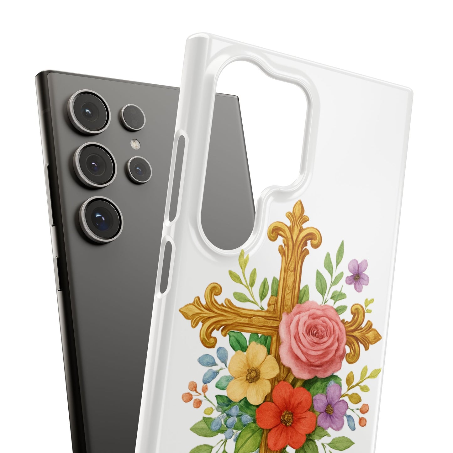 Floral Cross Snap Case for Samsung – Faith in Bloom