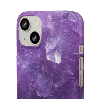 Amethyst Crystal Finish iPhone Snap Case