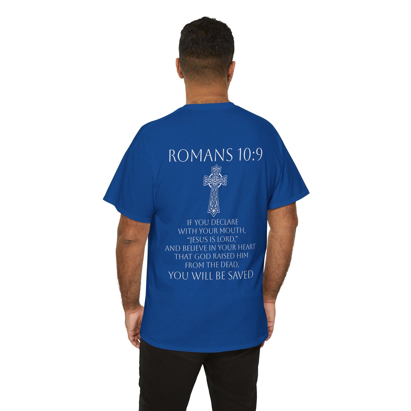 Jesus Is Lord – Men’s Christian Tee (White Lettering)
