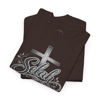 Selah Cross Tee — Men's Christian T‑Shirt