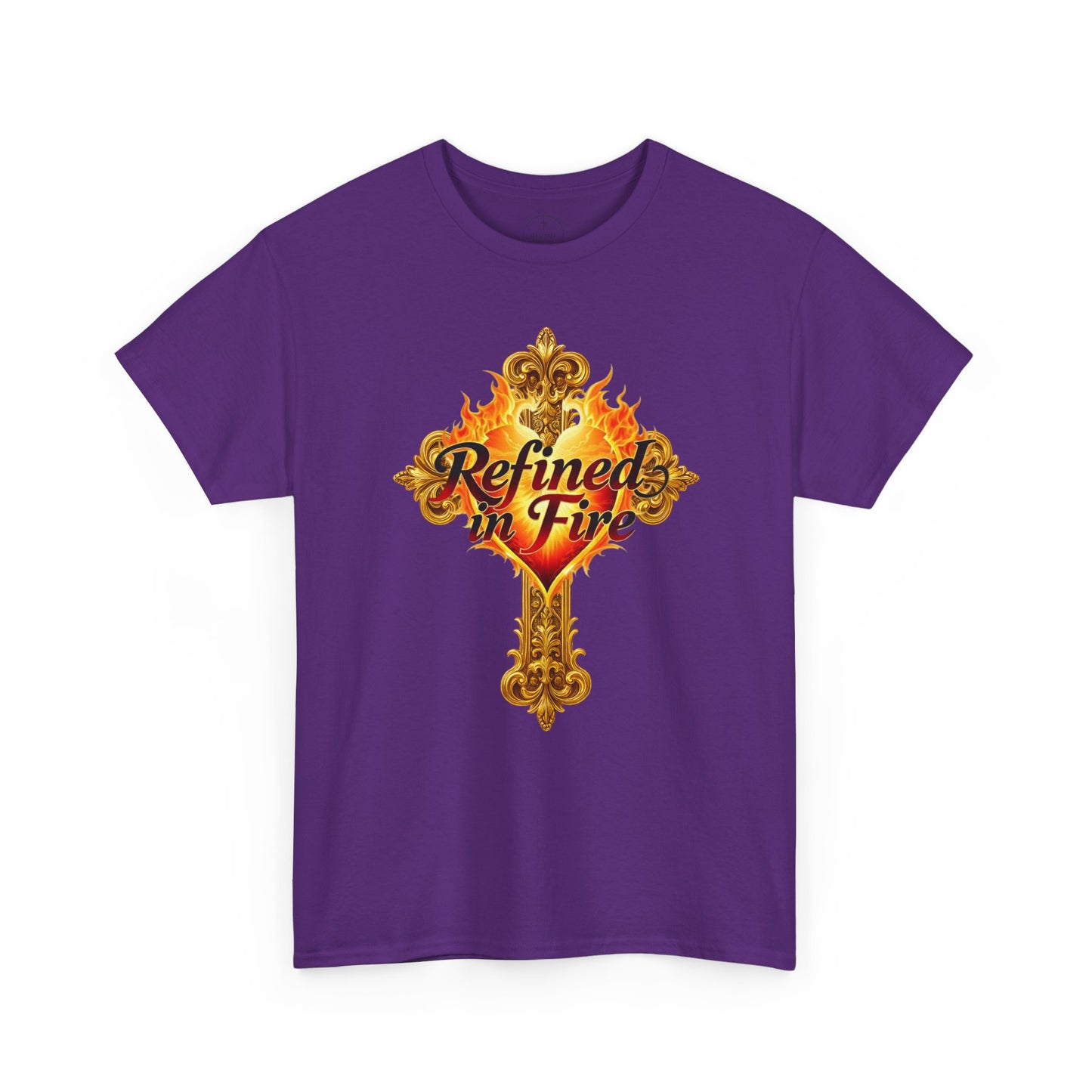 Refined in Fire — Men's Ornate Christian T-Shirt