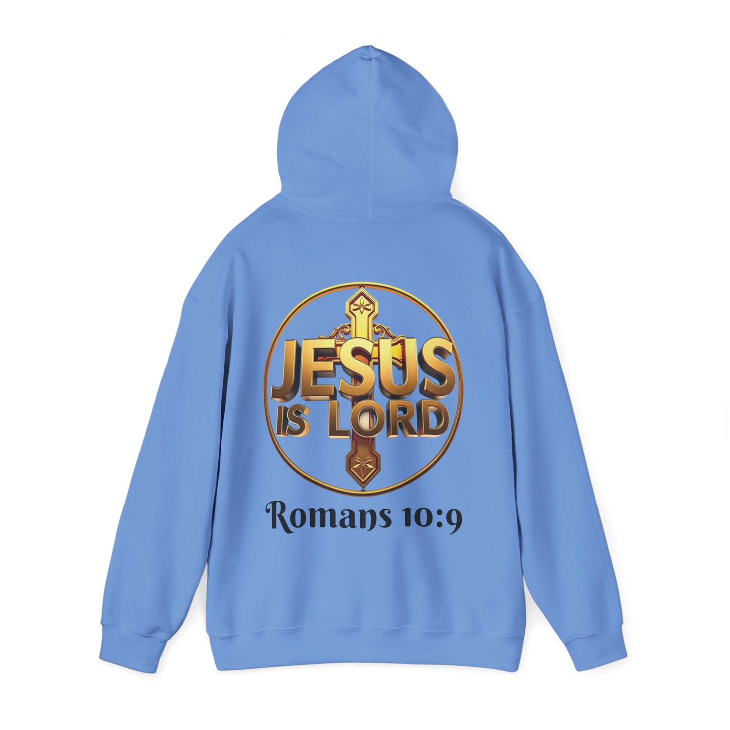Jesus Is Lord Christian Hoodie – Men’s Bold Faith Streetwear (Dark Lettering)