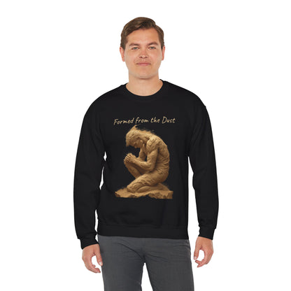 Formed from the Dust (Light Lettering) - Men’s Christian Sweatshirt