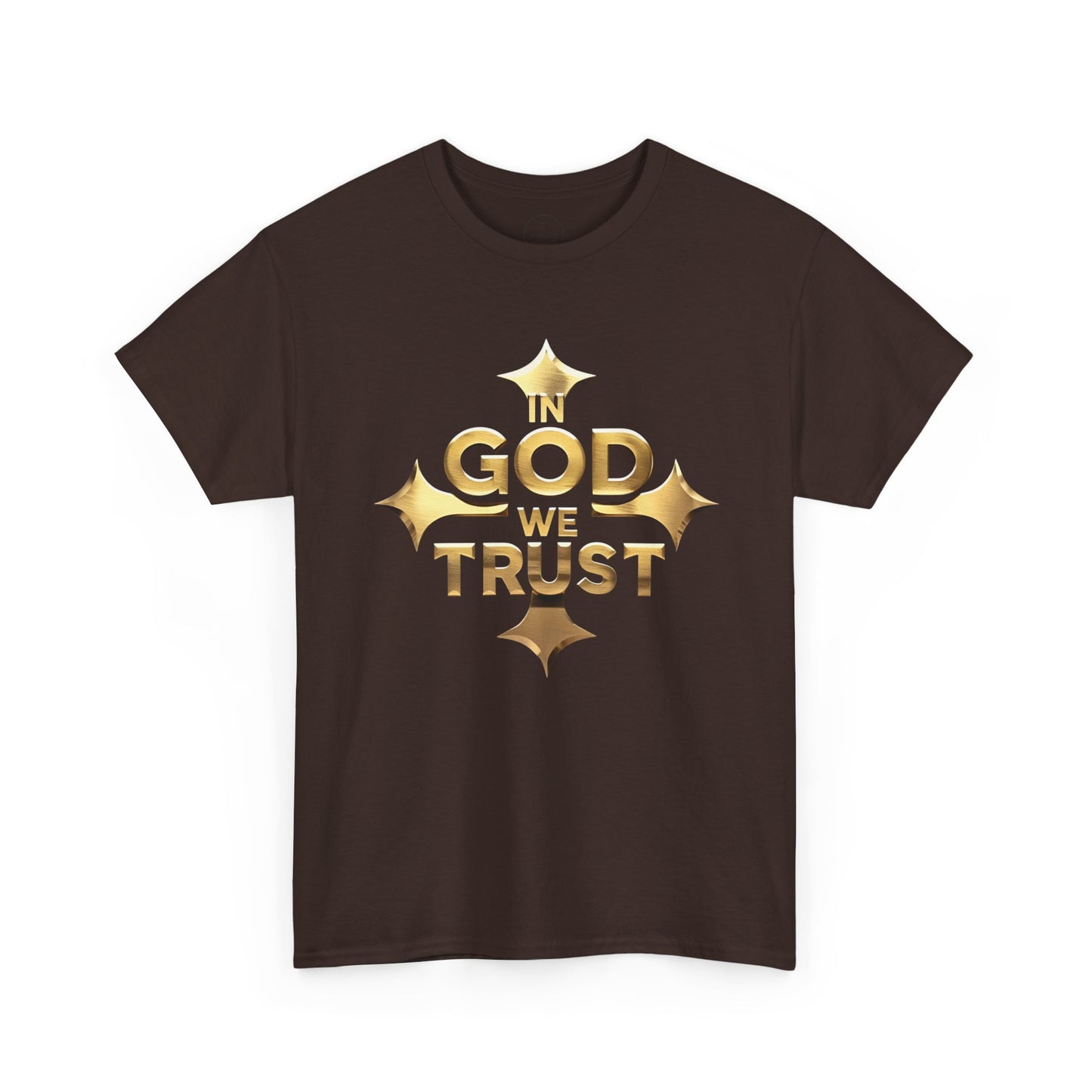 In God We Trust (Gold)- Men's Christian T-Shirt