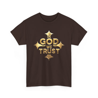 In God We Trust (Gold)- Men's Christian T-Shirt