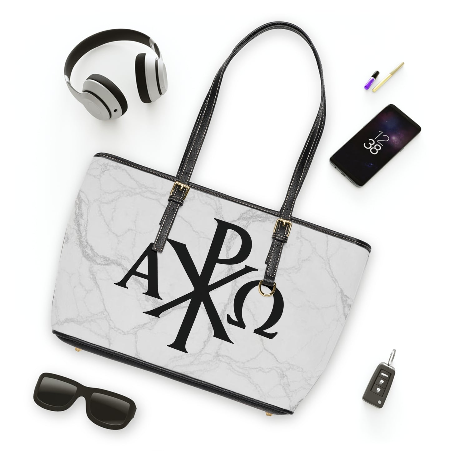 Eternal Grace PU Leather Shoulder Bag