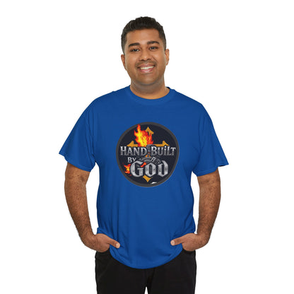 Hand Built By God - Men's Christian T-Shirt