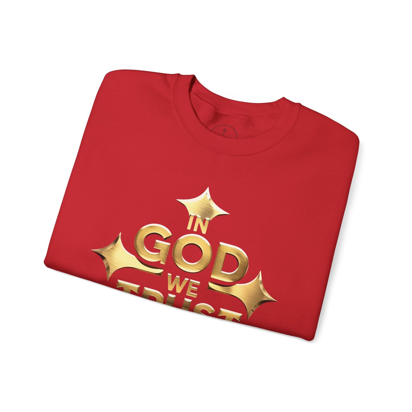 In God We Trust (Gold) - Men’s Christian Sweatshirt