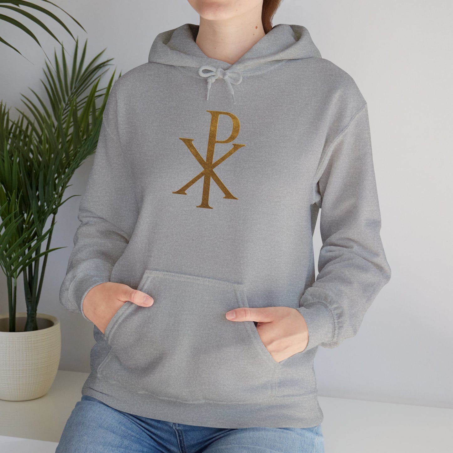 Chi Rho Anointing – Women’s Christian Hoodie