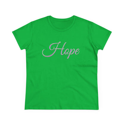Women’s “Hope” Tee – Inspirational Scripture Design | Romans 15:13