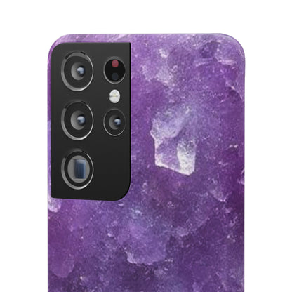 Amethyst Crystal Finish Samsung Snap Case