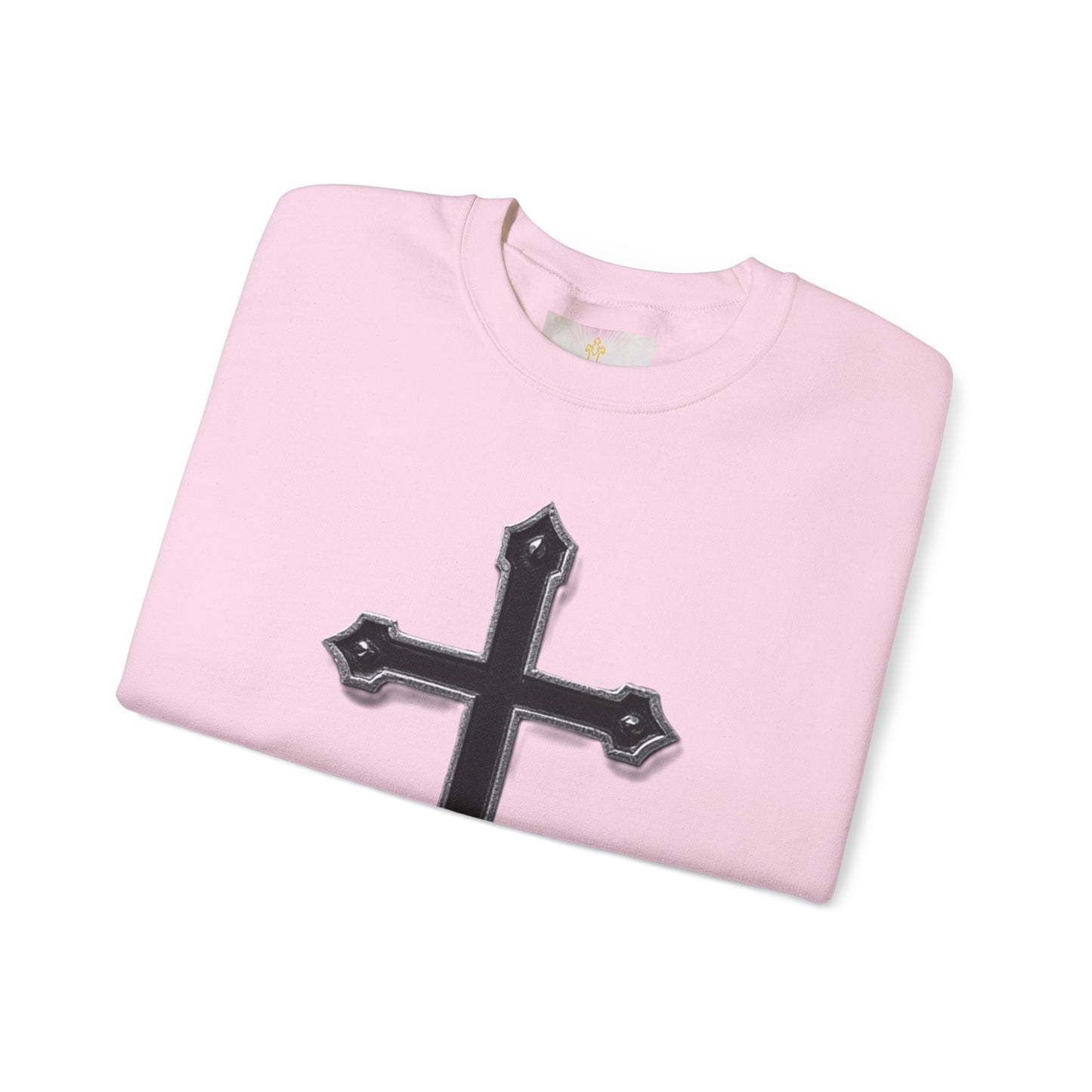 Warrior’s Black Cross Women’s Christian Sweatshirt | Ephesians 6:11