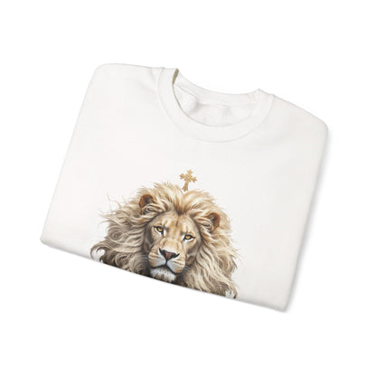 Christ is King (Lion of Judah) - Men's Christian Sweatshirt
