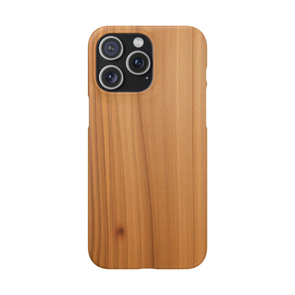Natural Wood Grain iPhone Snap Case