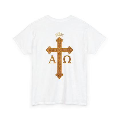Christ Is King – Lion & Cross Men’s Christian Tee