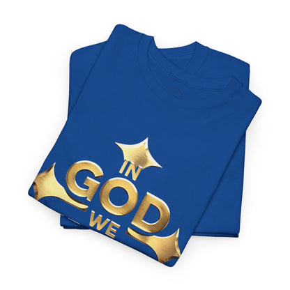 In God We Trust (Gold)- Men's Christian T-Shirt