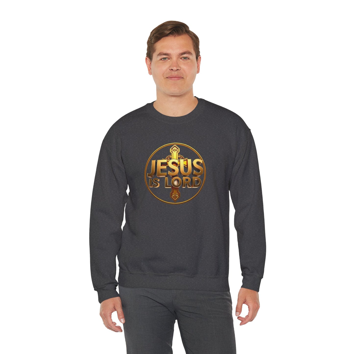 Jesus Is Lord (Gold Ed) - Men's Faith Sweater