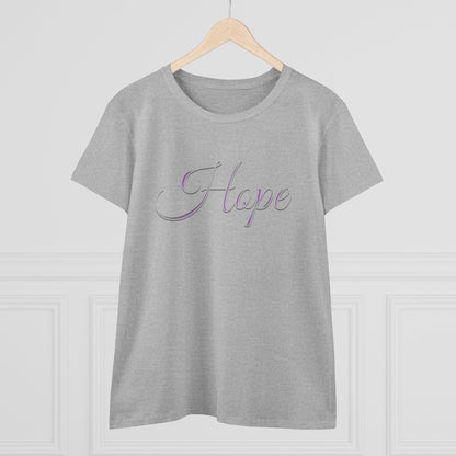 Women’s “Hope” Tee – Inspirational Scripture Design | Romans 15:13