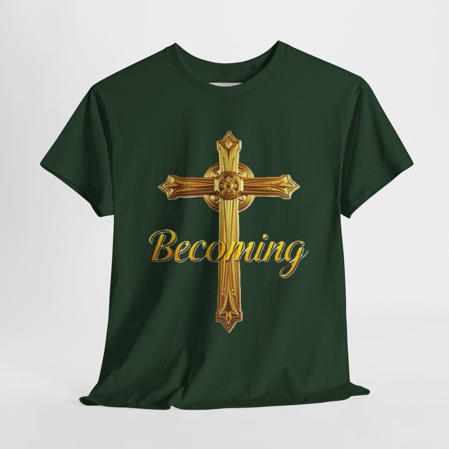 Becoming Men’s Faith Tee – Philippians 1:6 Edition (Light Lettering)