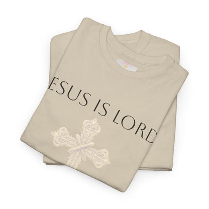 Jesus is Lord - Christian Women's Tee (Black Lettering)