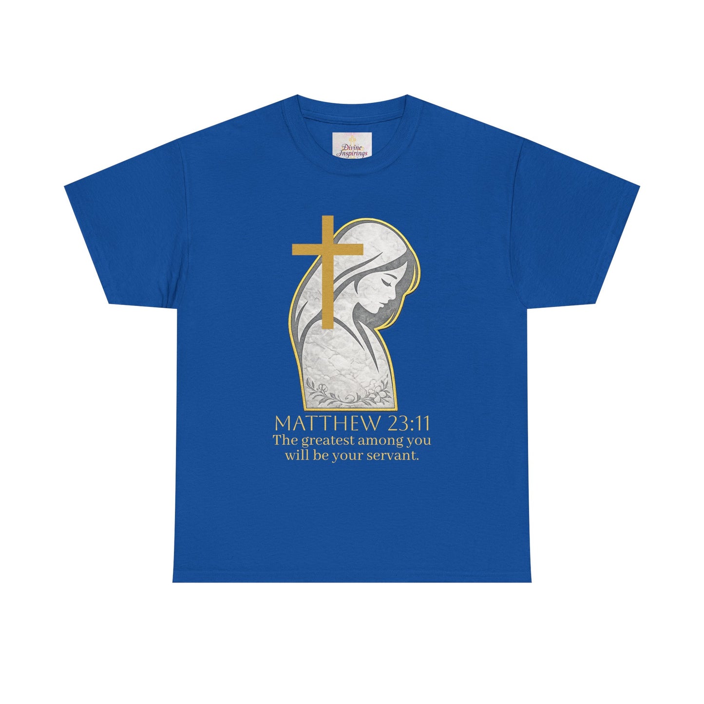 Humble Servant - Women's Christian Tee (Gold Lettering)