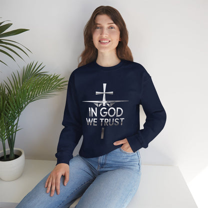 In God We Trust (Silver Ed) -  Women’s Christian Sweatshirt