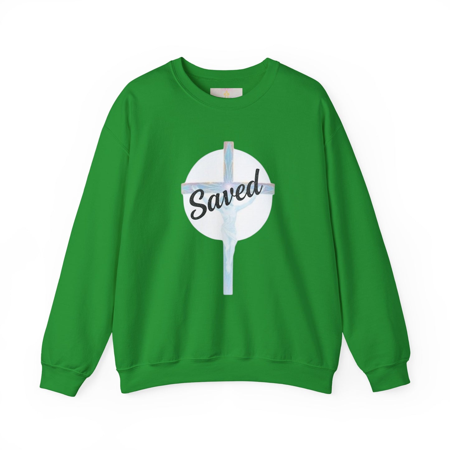 Anchored in Salvation – Men’s “Saved” Christian Sweatshirt