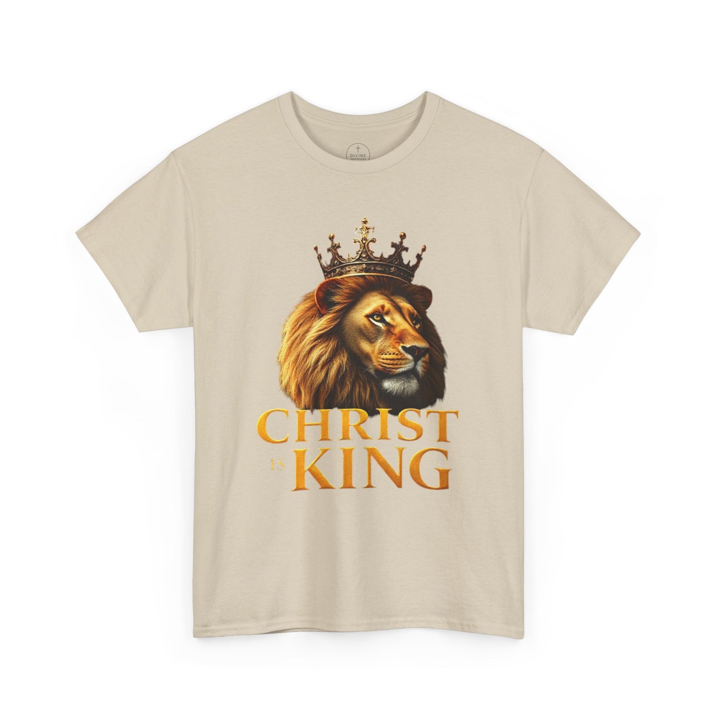 Christ Is King – Lion & Cross Men’s Christian Tee