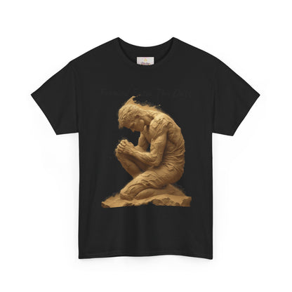 Formed from the Dust | Men’s Christian T-Shirt with Genesis 2:7 (Dark Lettering)