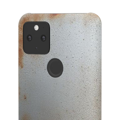 Google Pixel 5 Snap Case – Old Steel Finish Design