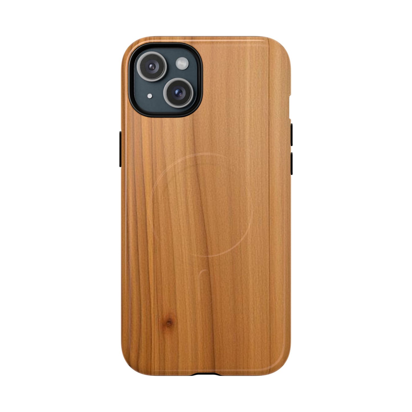 Natural Wood Grain Design - iPhone Magnetic Tough Case