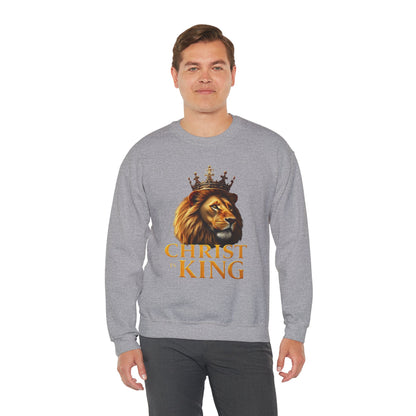 Christ is King (Lion Ed) – Men’s Christian Sweatshirt