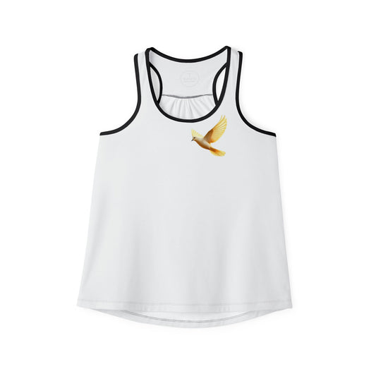 Golden Dove Women’s Christian Tank Top – Spirit of Peace and Power