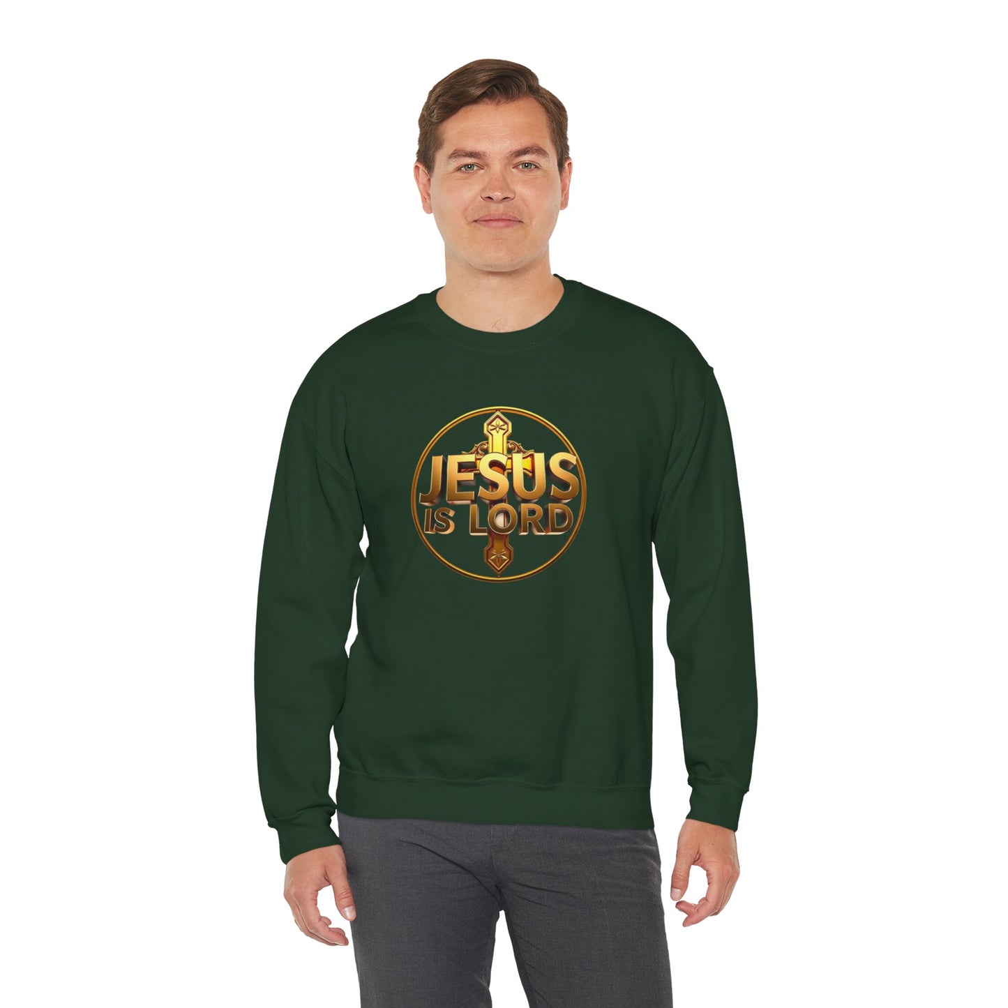 Jesus Is Lord (Gold Ed) - Men's Faith Sweater
