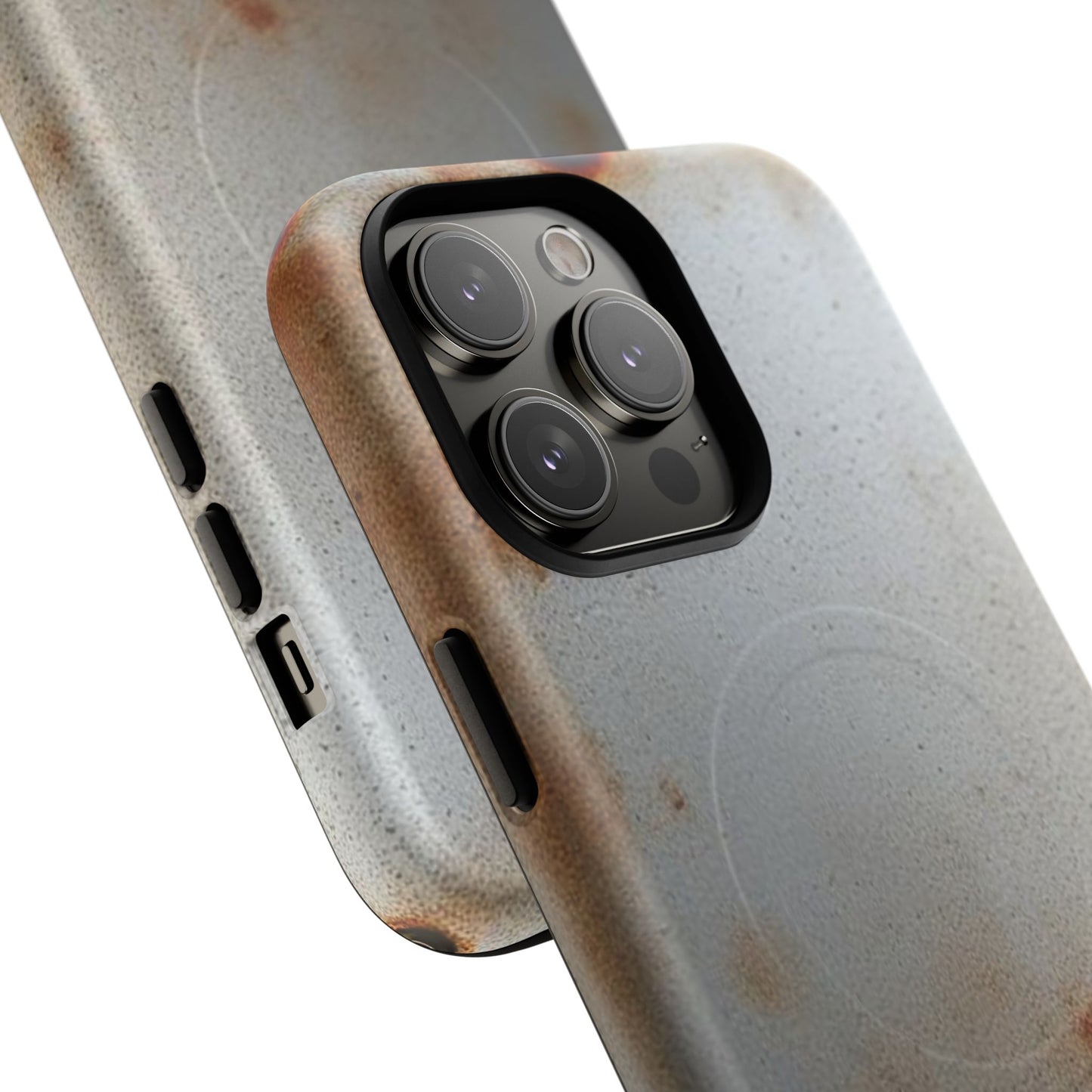 Enduring Faith – Old Metal Finish iPhone Magnetic Tough Case