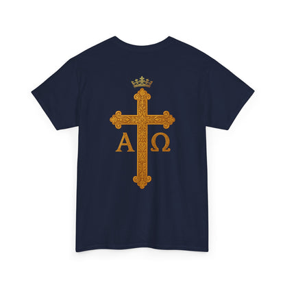 Christ Is King – Lion & Cross Men’s Christian Tee