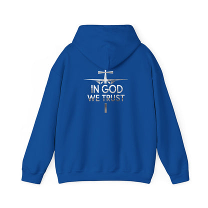 In God We Trust (silver) | Men’s Christian Hoodie