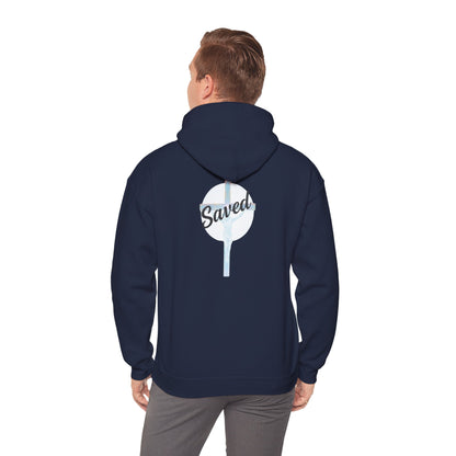 Saved in Christ – Men’s Christian Hoodie